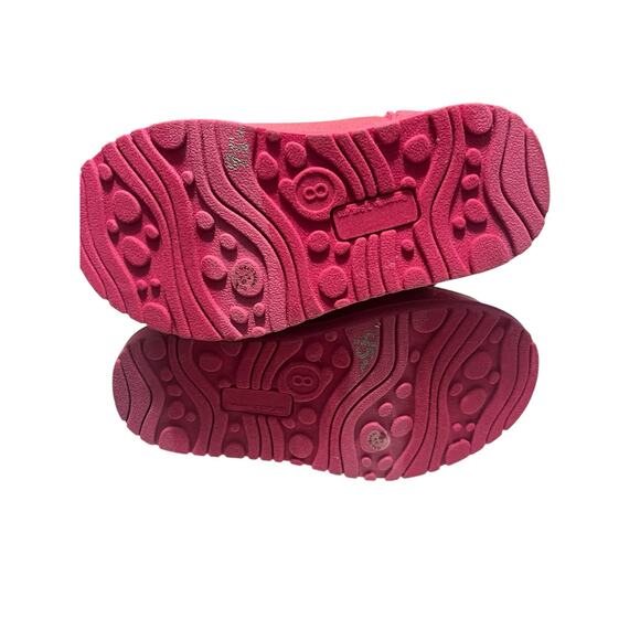 Okie Dokie OD Bing Pink Cat Faux Fur Lined Winter Boots US Size 8 Free Ship - Picture 7 of 8